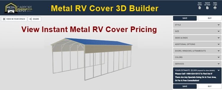 Link To Metal RV Cover Pricing